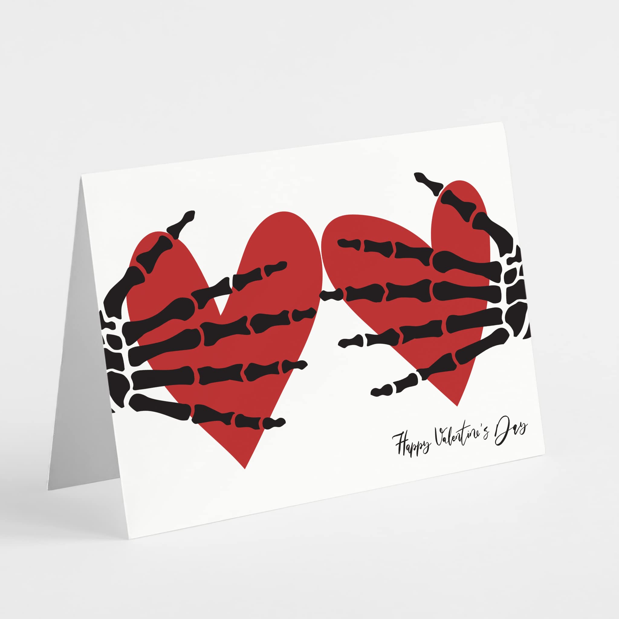 Gothic Valentine's Day Cards with Heart Boobs Design - Dark Romantic Greeting Cards by Ritzy Rose - Perfect for Halloween Weddings, Gothic Anniversaries & Alternative Couples