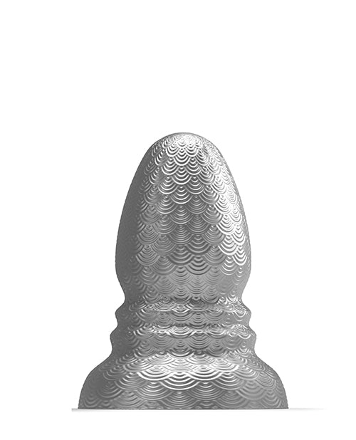 665 STRETCH'R Ripple Butt Plug - Medium Size Gun Metal - Perfect for Sensual Play & Adult Exploration