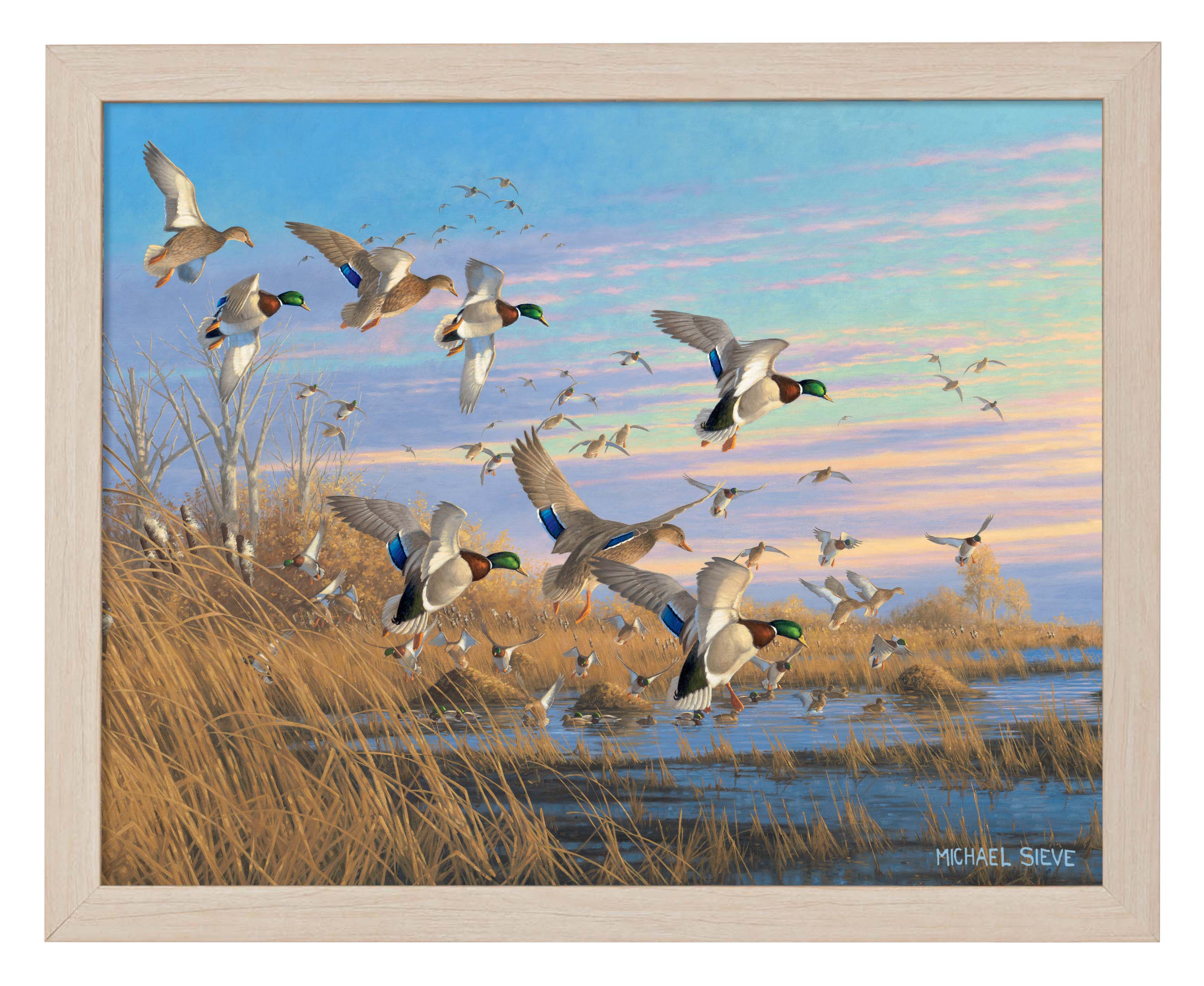Premium Mallard Duck Art Prints - Handmade Canvas Wall Decor for Home & Office - Perfect for Living Room, Bedroom, or Gift