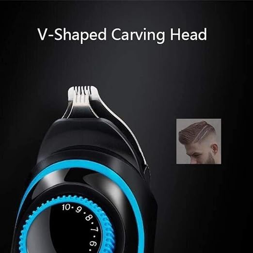 6-in-1 USB Rechargeable Cordless Electric Shaver for Men - Waterproof Head & Body Hair Trimmer with Nose Clipper | Grooming Kit for Bald Men & Full Body Shaving | Perfect for Travel, Gym & Daily Grooming Routine
