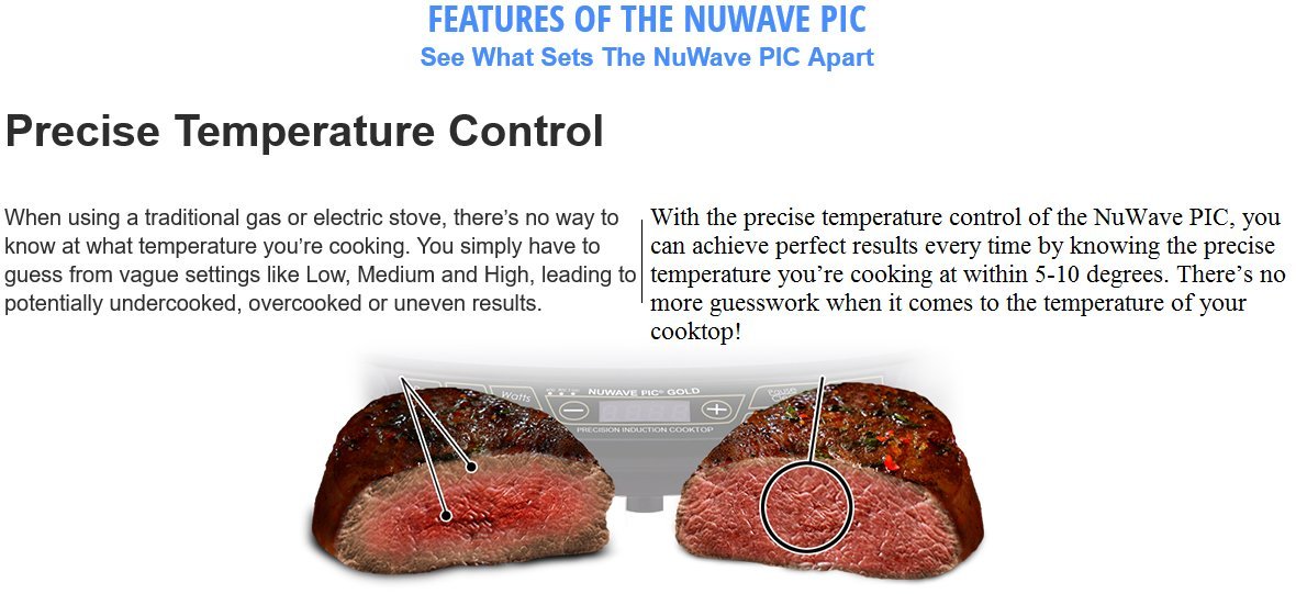 NuWave PIC Pro 1800W Induction Cooktop - High Power Portable Electric Stove for Fast Boiling, Frying & Cooking | Perfect for Home Kitchen, RV, Dorm & Outdoor Use