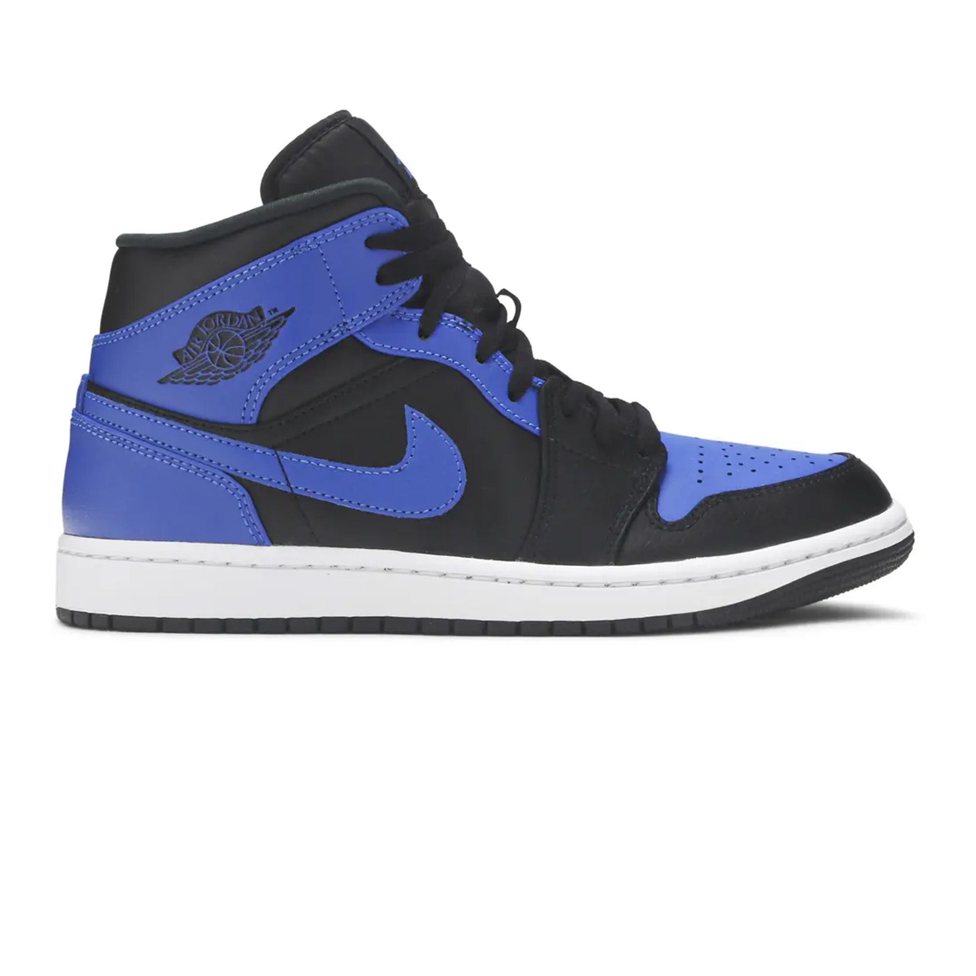 Air Jordan 1 Mid 'Hyper Royal' Men's Basketball Shoes - Stylish Sneakers for Casual Wear, Street Fashion & Sports Performance