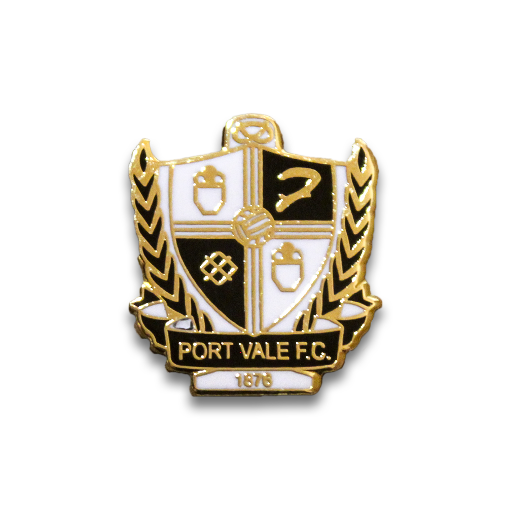 Port Vale FC Pin Badge - Official Football Club Enamel Lapel Pin - Perfect for Fans, Collectors & Match Day Outfits