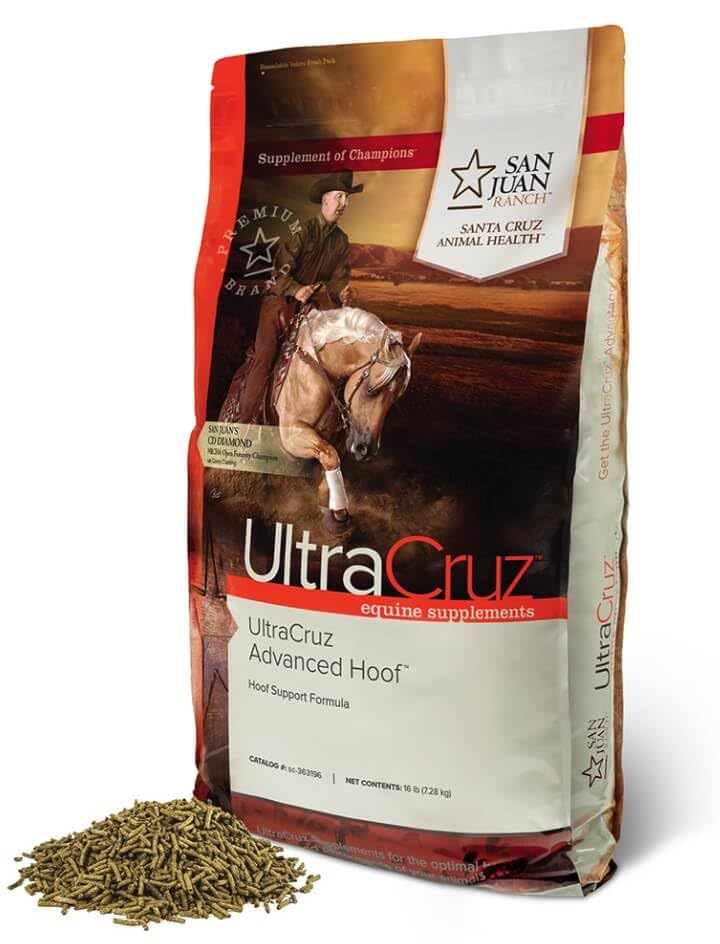 UltraCruz Equine Advanced Hoof Supplement for Horses - 16 lb Pellet (224 Day Supply) | Promotes Strong Hooves & Joint Health | Ideal for Performance Horses, Show Horses & Senior Horses