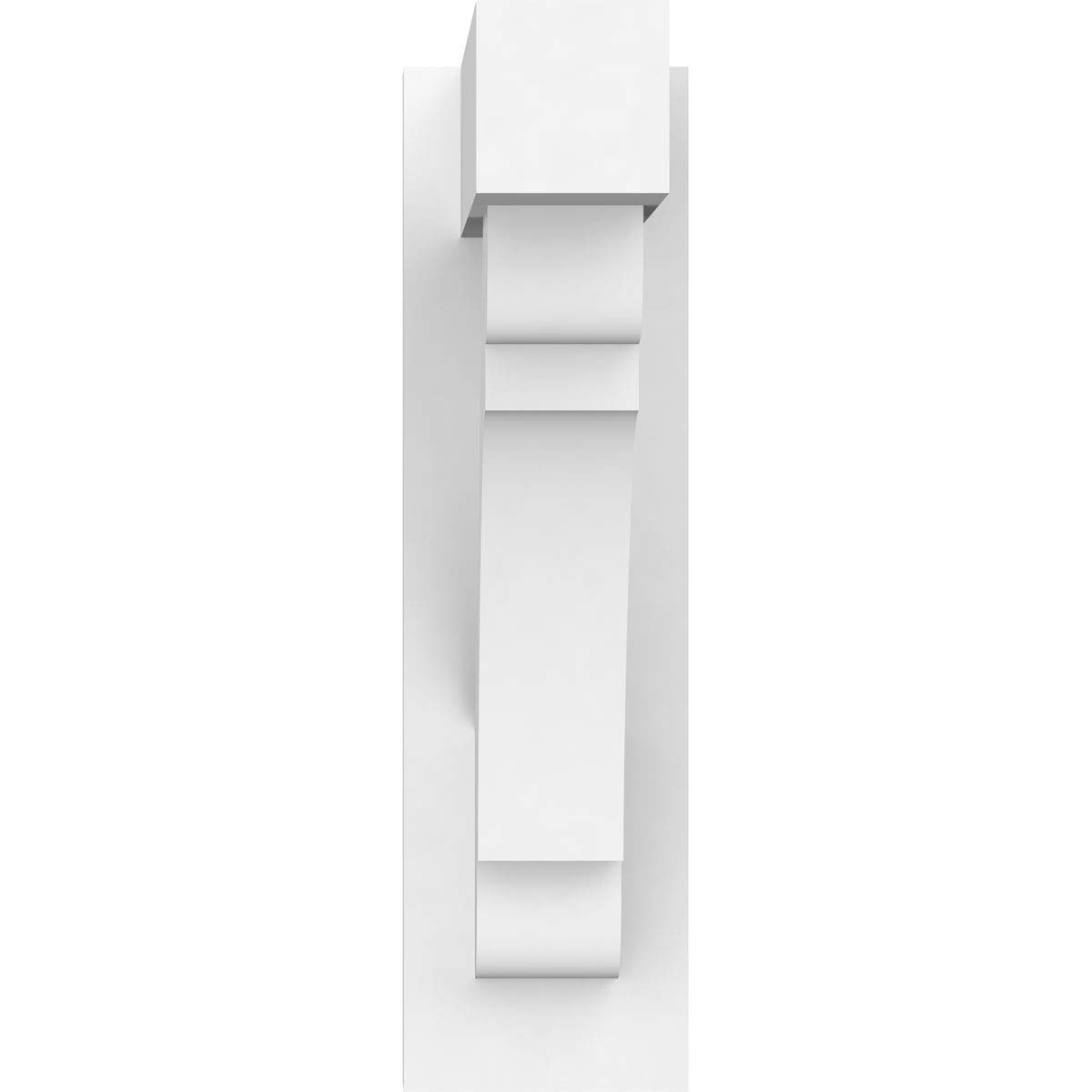Ekena Millwork OUTP05X14X18OLY05 White PVC Outlooker - 5