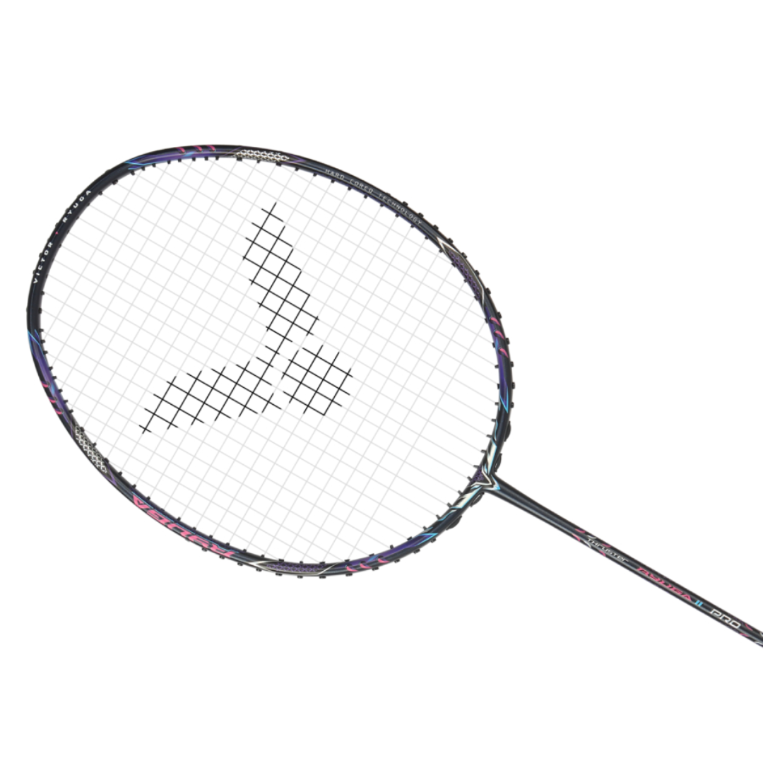 Victor Thruster RYUGA II PRO Unstrung Badminton Racket - Mazarine Blue | Professional Tournament Grade Shuttlecock Racket for Competitive Play & Training