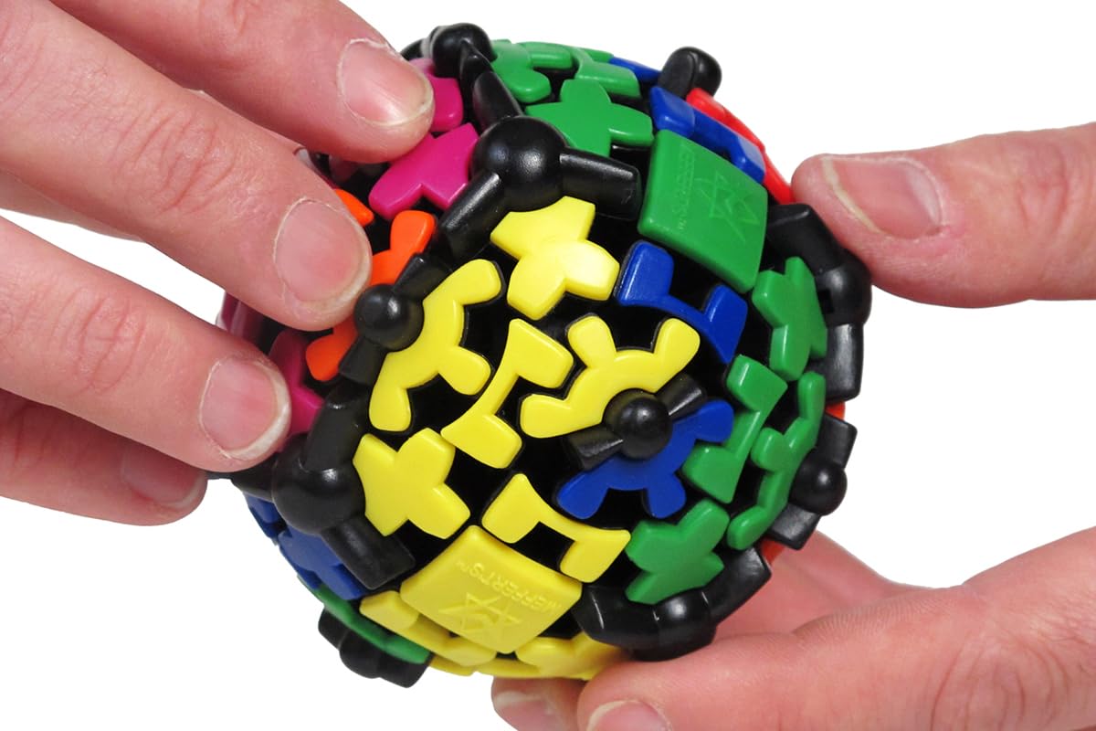 RTGB Gear Ball Puzzle - 3D Brain Teaser & Stress Relief Toy for Adults & Kids - Perfect for Office, Travel, and Family Game Night