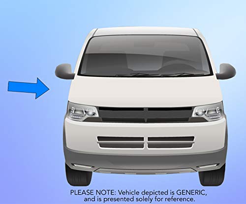 Go-Parts Replacement Headlamp Door for 2003-2007 Ford E-150 Club Wagon (Right Passenger Side) - Perfect Fit for 2004 2005 2006 Models - 2CUZ 13064 AAA - Easy DIY Installation for Night Driving Safety
