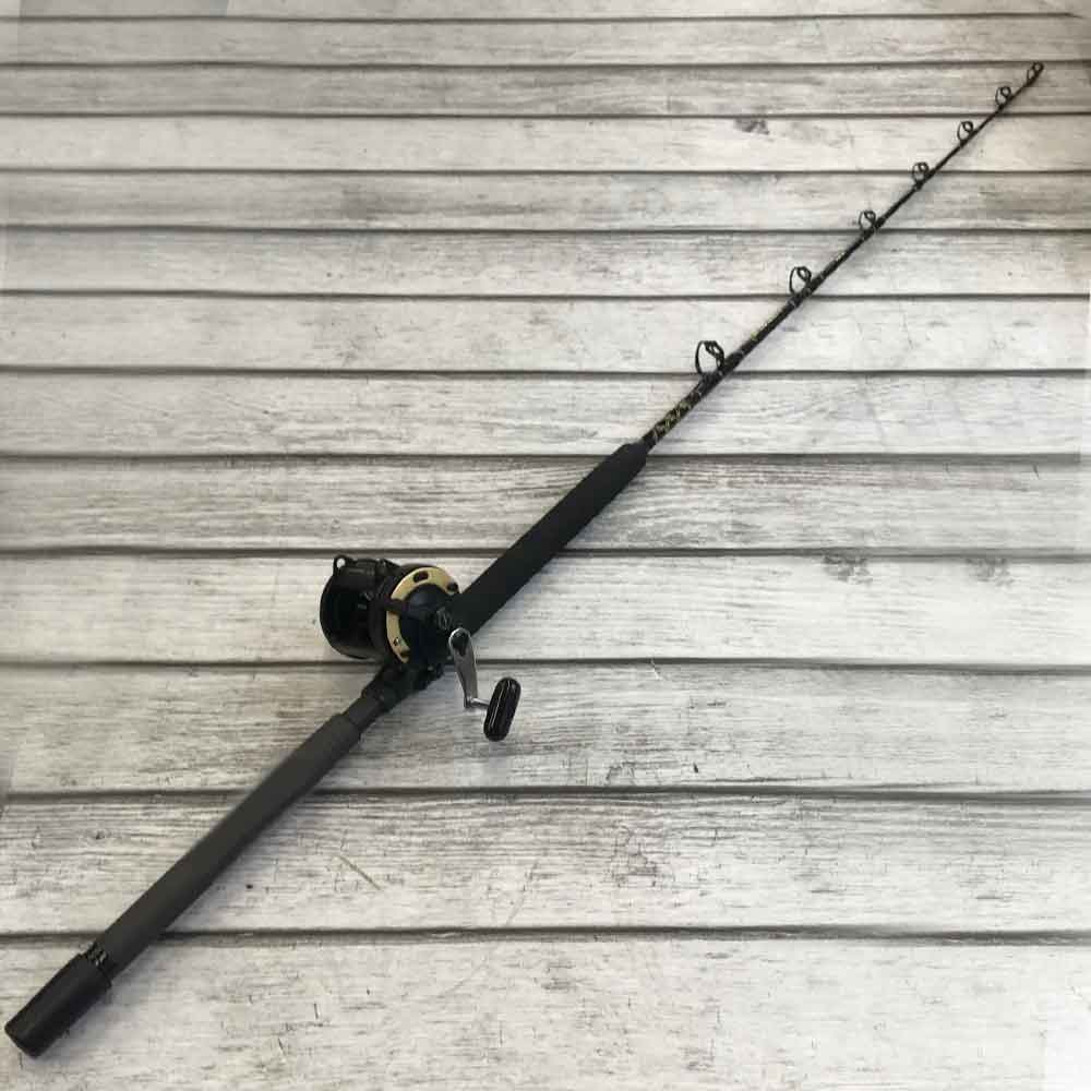 Shimano TLD25 Capt. Harry's CHCF30 Conventional Fishing Reel and Rod Combo - Perfect for Saltwater and Deep Sea Fishing Adventures