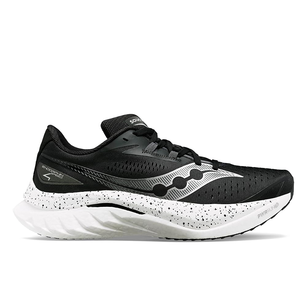 Saucony Men's Endorphin Speed 4 Running Shoes - Lightweight Cushioned Sneakers for Marathon Training & Road Racing