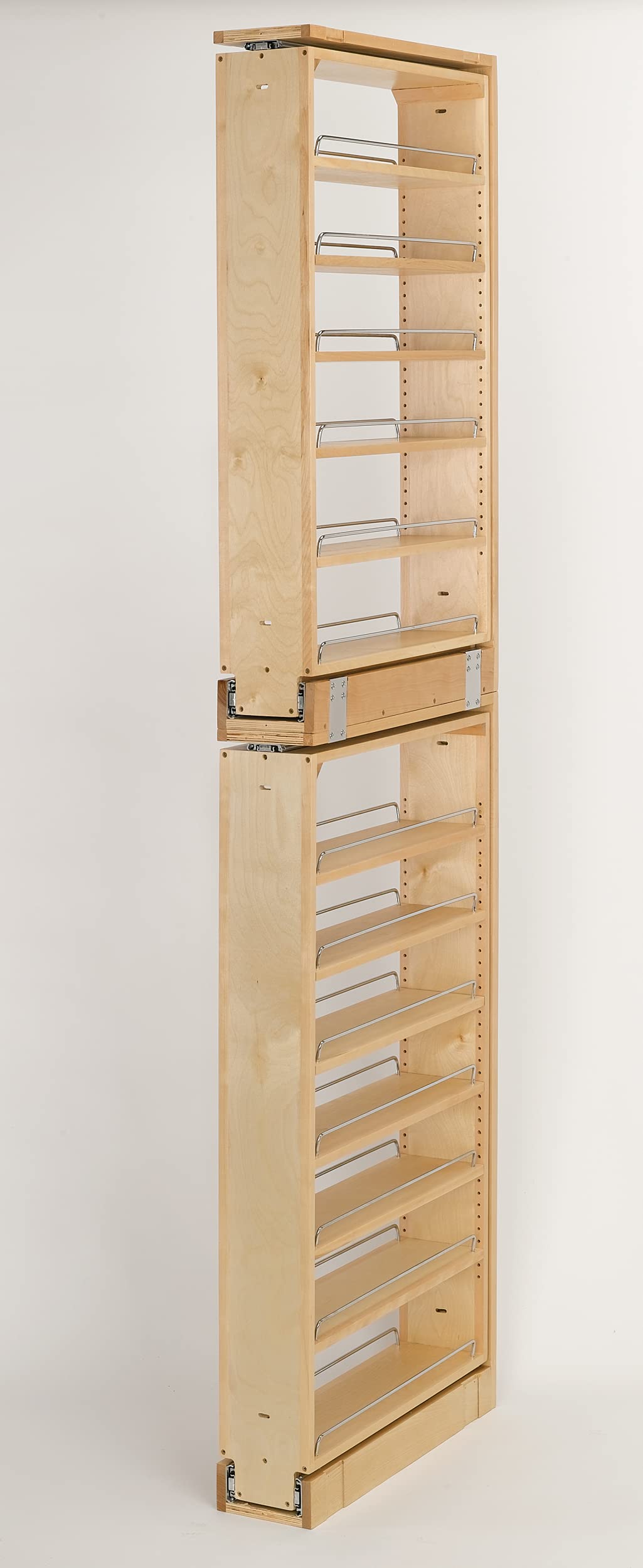 Rev-A-Shelf Wooden Pull-Out Cabinet Organizer - Tall Filler Storage Solution for Kitchen Pantry, Spice Rack & Cabinet Organization - Perfect for New Kitchen Remodels & Small Space Storage