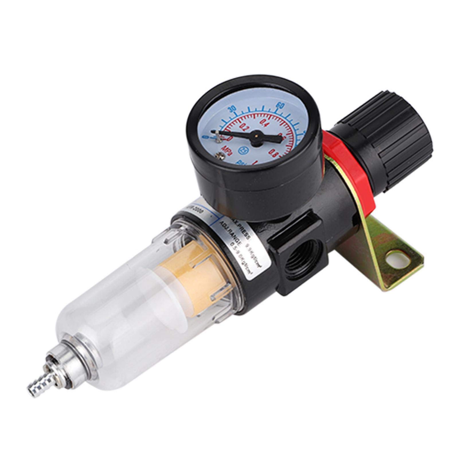 High-Efficiency Air Compressor Moisture Trap & Oil-Water Separator - Heavy Duty Air Filter Regulator with Strong Gas Connection for Pneumatic Tools | Perfect for Home Workshops & DIY Projects