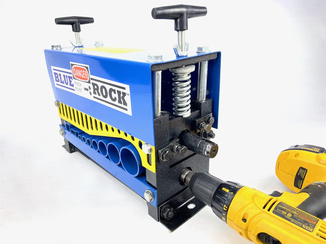 BLUEROCK Tools MWS-808D STRiPiNATOR Manual Wire Stripping Machine - Professional Wire Stripper for Electrical Work, DIY Projects & Home Repairs
