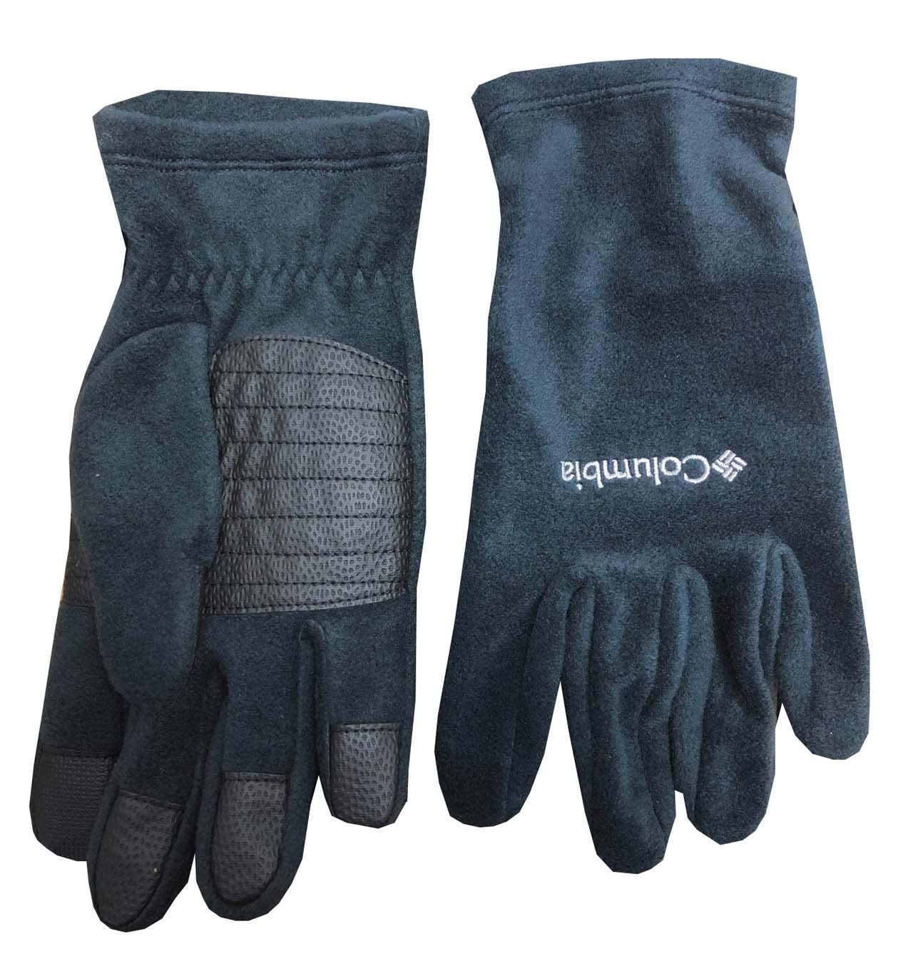 Columbia Men's Agent Heat II Thermal Reflective Omni-Heat Fleece Winter Gloves - Black, Large | Cold Weather Hand Protection for Skiing, Snowboarding & Outdoor Activities