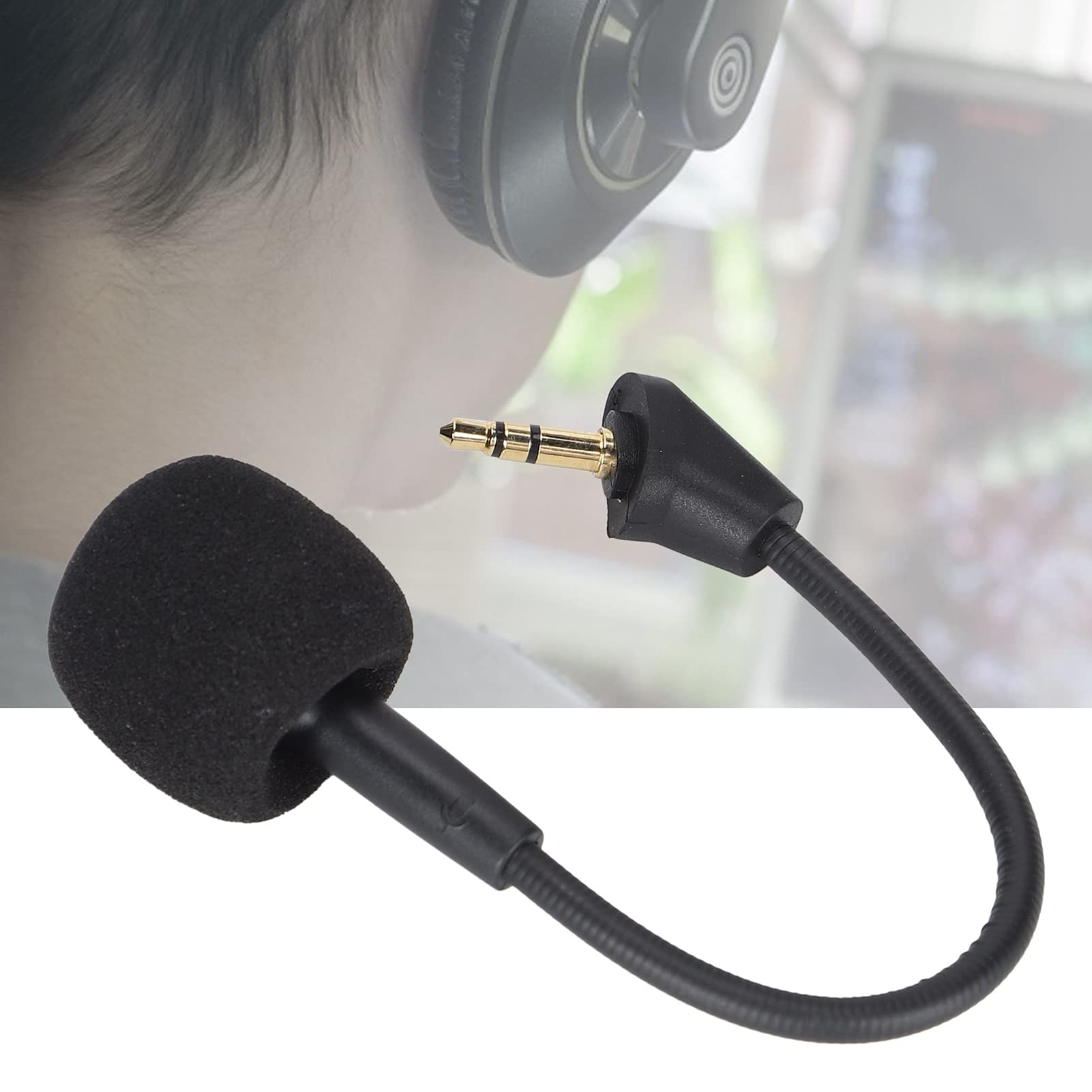 Replacement Gaming Microphone with Noise Cancelling for Cloud Alpha Headset - Headset Repair Parts & Accessories - Perfect for Streaming, Gaming & Online Meetings