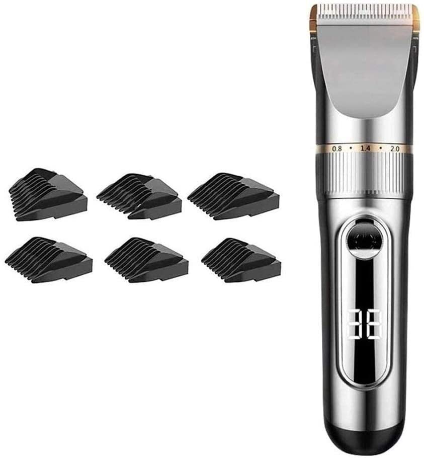 Professional Hair Clippers for Barbers - Heavy Duty Electric Hair Clipper Set with Multiple Attachments, Waterproof Design for Wet/Dry Use - Perfect for Home Haircuts, Salon Styling & Beard Trimming