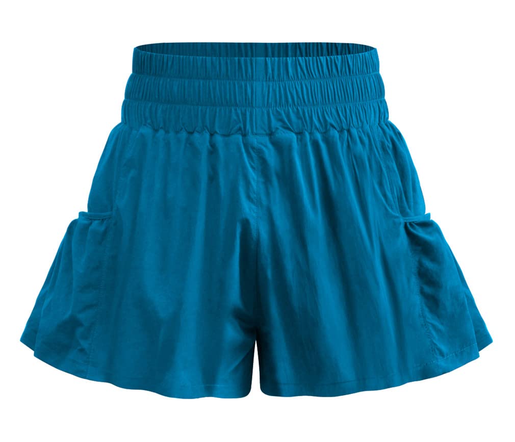 Women's Elastic Waist Casual Summer Shorts - Athletic Gym Running Workout Tennis Shorts for Women | Perfect for Sports, Yoga, Beach & Everyday Wear