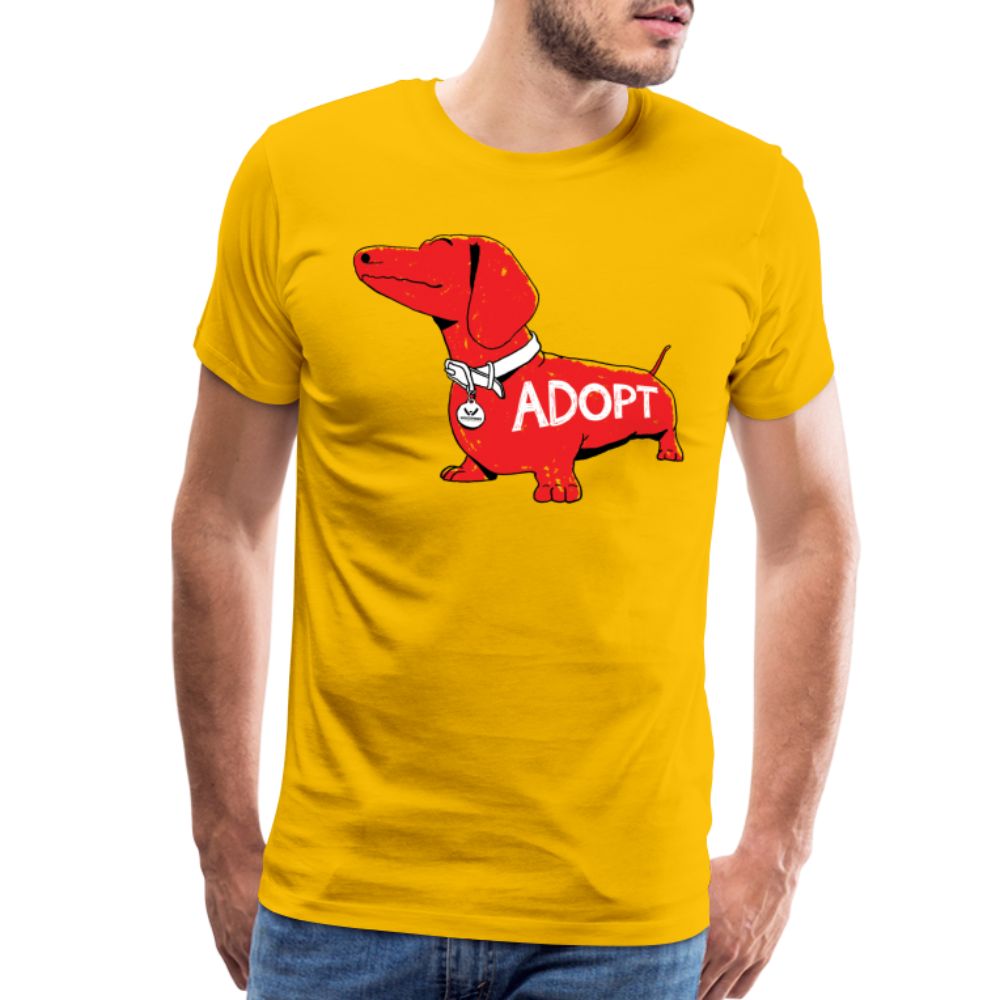 Big Red Dog Classic Premium T-Shirt for Men & Women | Soft Cotton Comfortable Casual Tee | Perfect for Gifts, Outings, and Everyday Wear