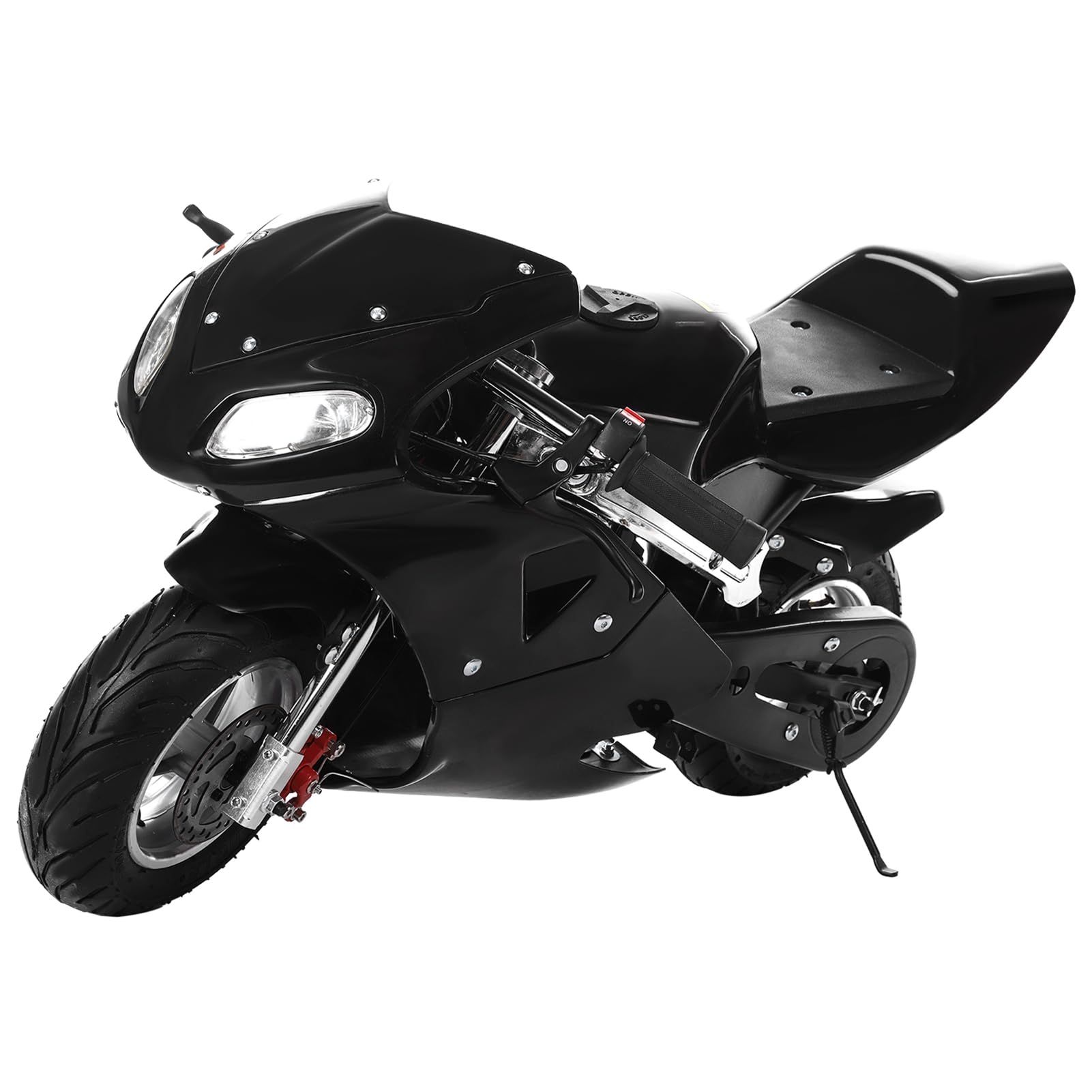 49CC 2-Stroke Mini Dirt Bike for Kids - Gas Powered Pocket Pit Trail Motorcycle, Up to 18MPH Speed, 170 LBS Weight Capacity, 21 Inch Wheels - Perfect for Backyard Riding, Off-Road Trails & Beginner Motocross Training