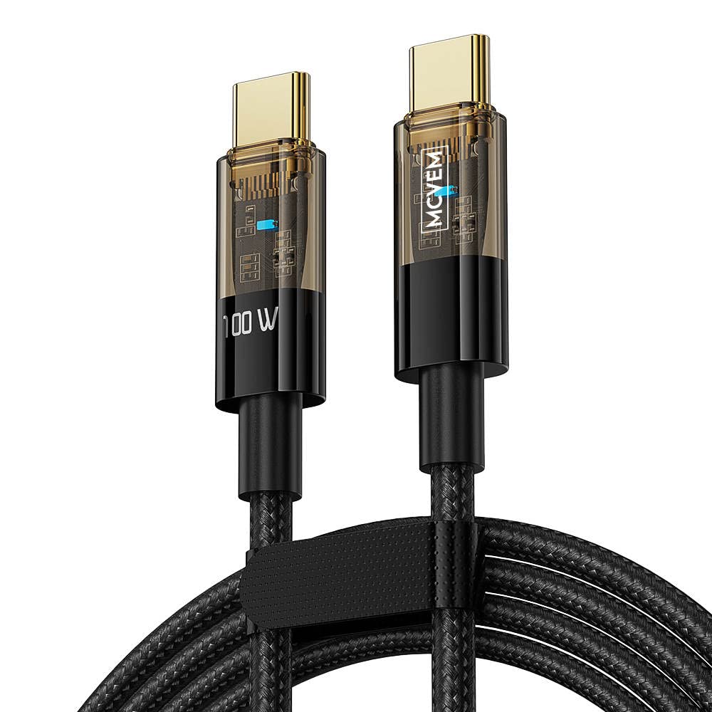 100W 6.5ft USB C to USB C Fast Charging Cable - 5A PD 480Mbps Data Sync with LED Indicator - Compatible with iPhone 15/Pro/Pro Max, Samsung Galaxy, MacBook Pro, PS5, Nintendo Switch - Perfect for Home Office, Travel & Gaming Accessories