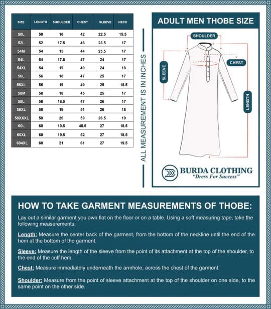 Premium Adult Thobe 117 - Father & Son Matching Islamic Robes for Eid & Special Occasions | Comfortable Prayer Dress for Men & Boys