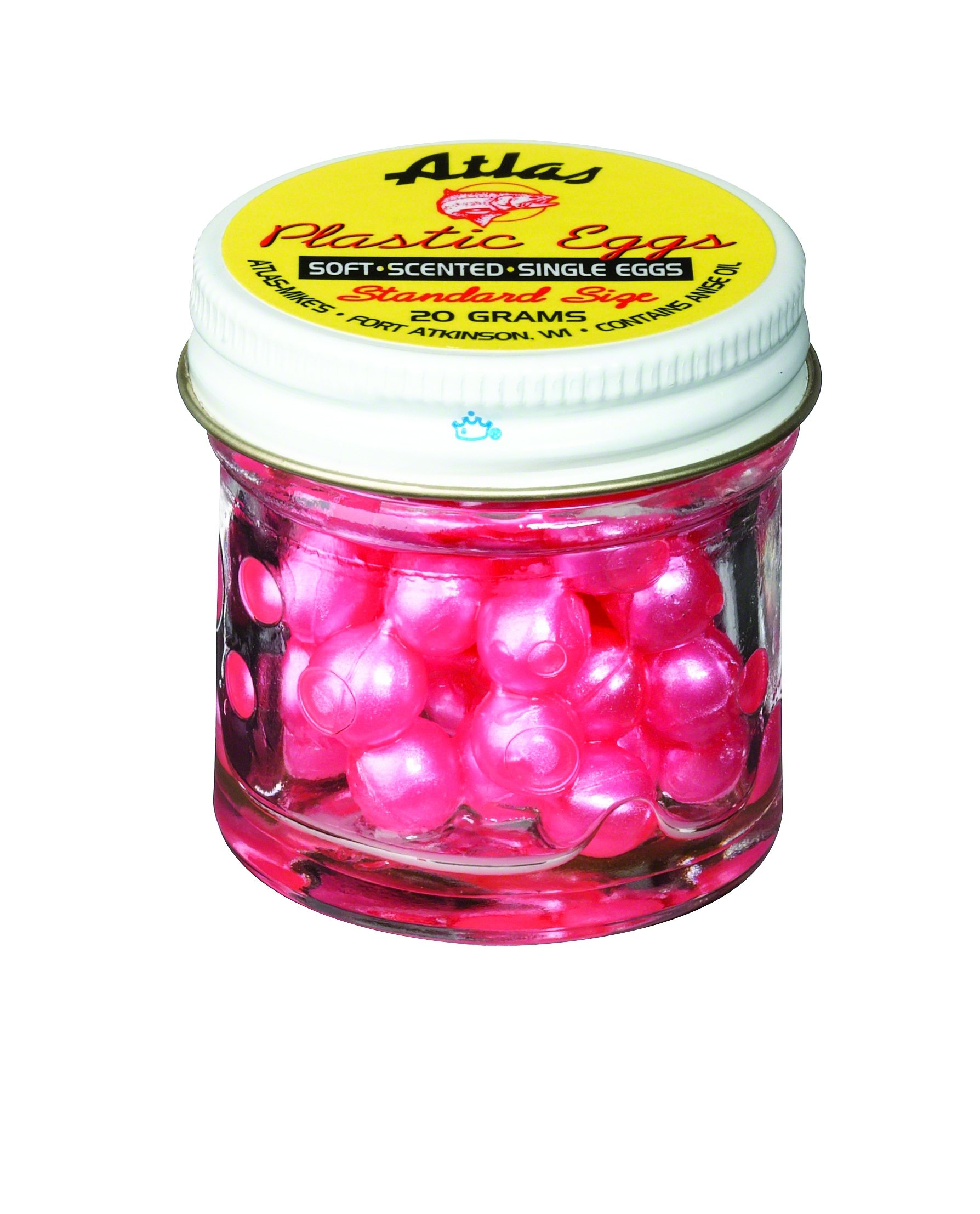 Atlas 43008 Standard Plastic Easter Eggs - 12 Pack for Easter Egg Hunts, DIY Crafts, and Party Decorations