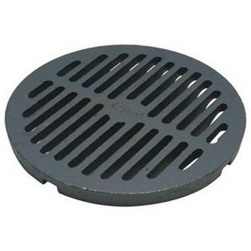 Zurn P550-GRATE-USA 505700061 Cast Iron Drain Grate for Commercial & Residential Use - Heavy Duty Outdoor Drain Cover for Patio, Yard, and Driveway