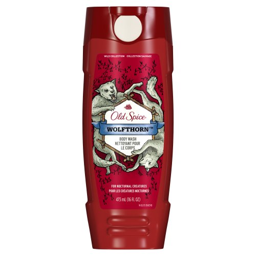 Old Spice Wild Collection Wolfthorn Scent Men's Body Wash - 16 Fl Oz | Refreshing & Masculine Shower Gel for Daily Use, Gym & Post-Workout Cleanse