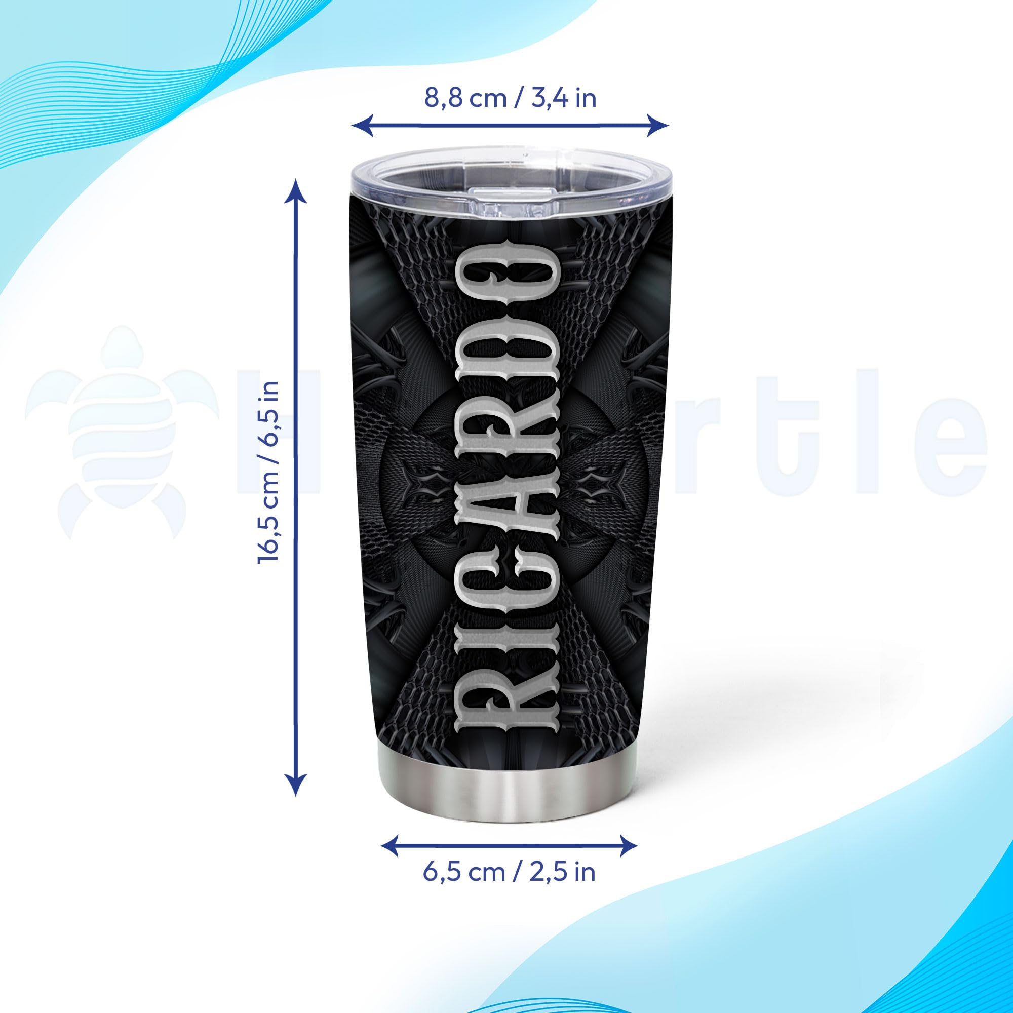 Personalized Owl Tumbler with Custom Name - 20oz Stainless Steel Insulated Cup with Lid - Unique Birthday & Christmas Gifts for Owl Lovers, Men & Women - Perfect for Coffee, Tea & Cold Drinks at Home, Office or Travel