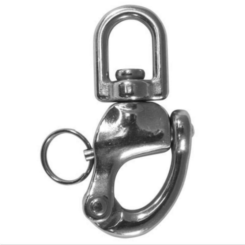 BLA Swivel Snap Shackles - Stainless Steel Marine Hardware for Boating, Sailing & Outdoor Activities