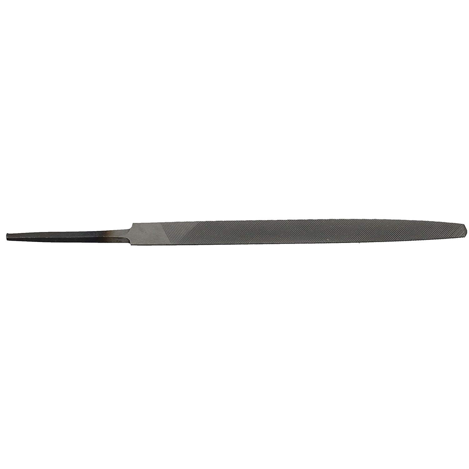 Drill America 8-Inch Three Square Second File - DIC Series (Pack of 12) | High-Speed Metal Filing for DIY, Woodworking & Automotive Repair