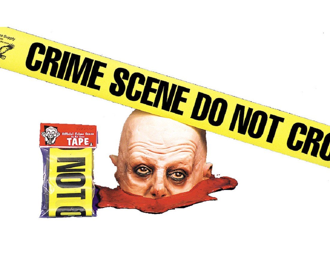 Crime Scene Do Not Cross Barrier Tape - Heavy Duty Police Caution Tape for Halloween, Party Decor & Themed Events - 3 Rolls (100ft Each)