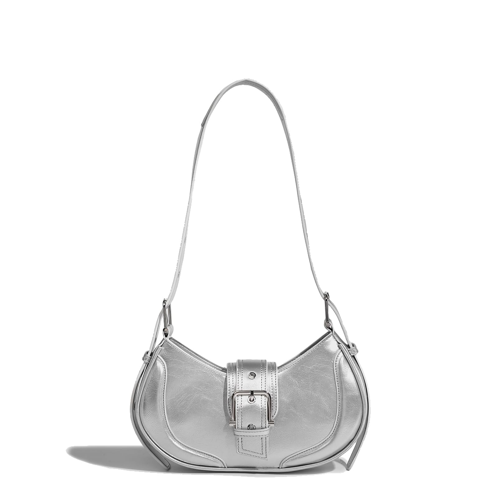Trendy Y2K Faux Leather Crossbody Shoulder Bag for Women - Small Clutch Purse for Ladies | Perfect for Date Night, Parties & Everyday Use