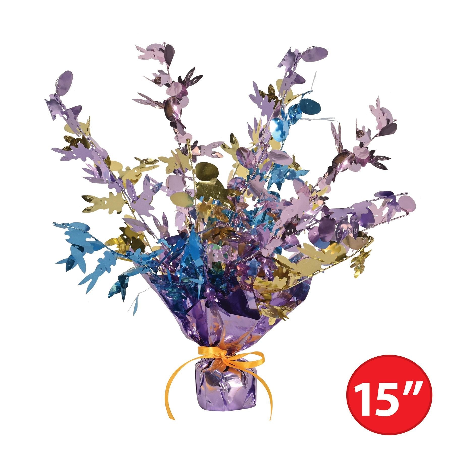 12 Pack Beistle 15 Inch Bunny & Egg Easter Centerpieces for Table Decorations - Perfect for Easter Party, Spring Celebrations, and Home Decor
