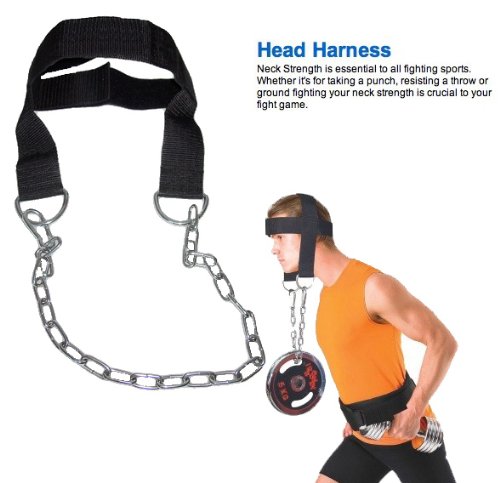 2Fit Nylon Head Harness for Weight Lifting - Adjustable Neck Strength Training Strap for Gym & Home Workouts - Perfect for Strength Training, Powerlifting & Fitness Exercises
