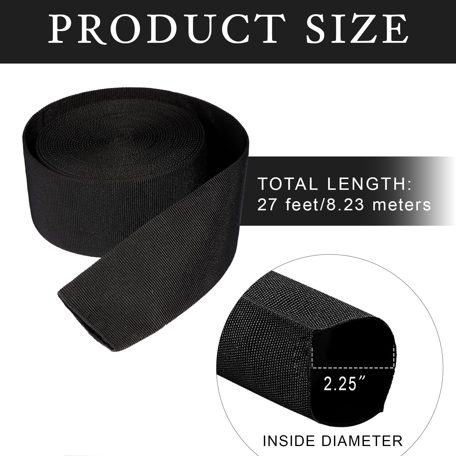 27FT Nylon Hose Sleeve 2.25