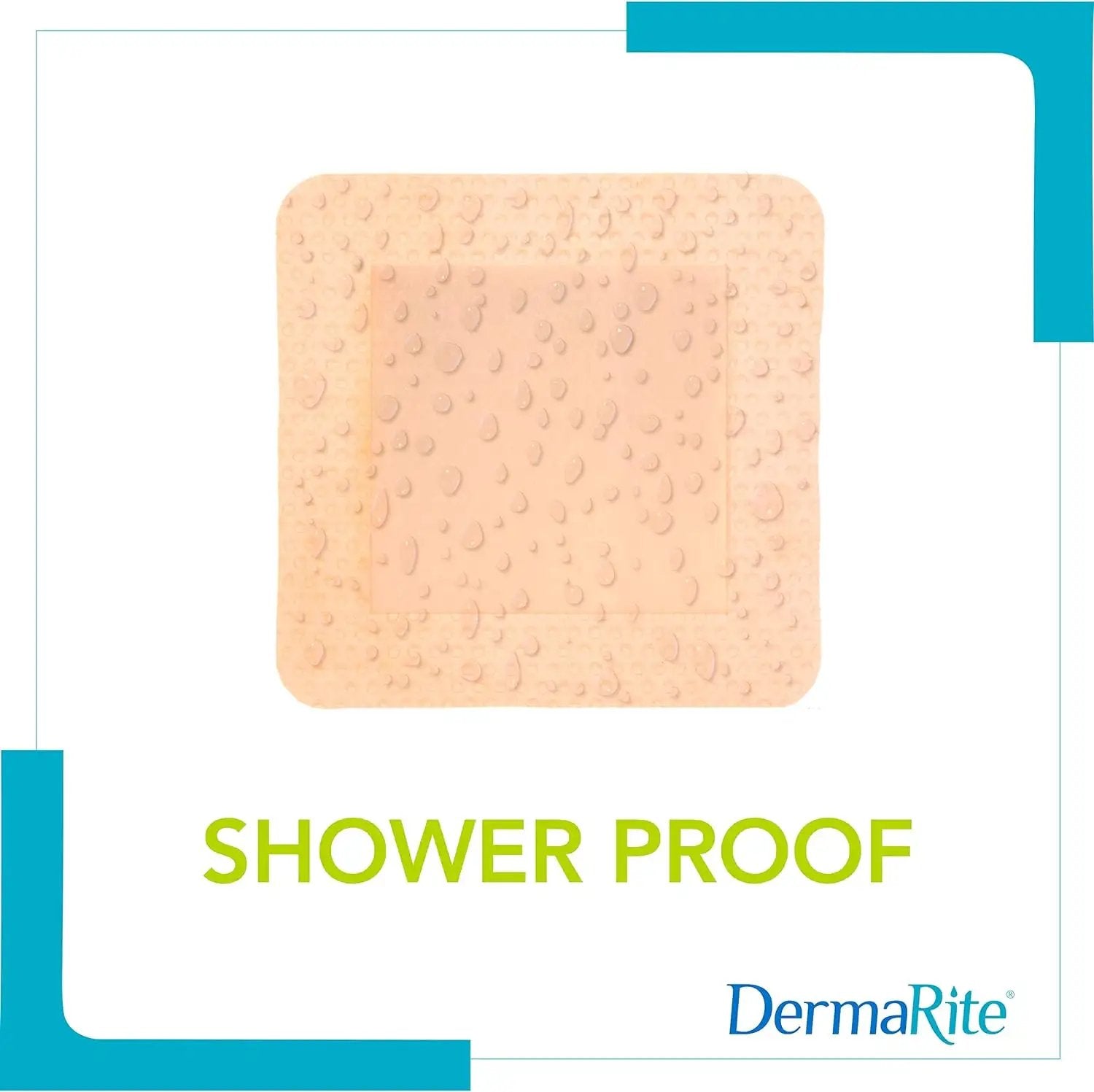 **ComfortFoam Border Silicone Foam Dressing Wound Care, 4x8 Inch Rectangle (Pack of 10) – Ideal for Pressure Ulcers, Surgical Wounds & Diabetic Foot Care**