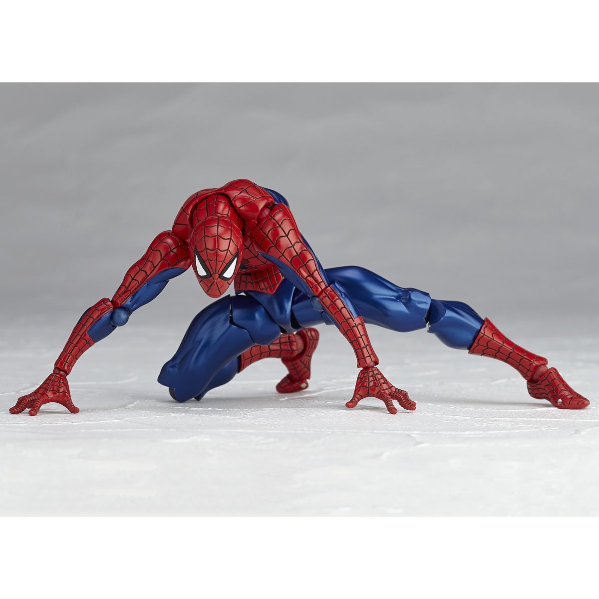 Amazing Yamaguchi Revoltech No.002 Spider-Man Action Figure - Highly Articulated Collectible for Marvel Fans | Perfect for Display, Photography & Cosplay