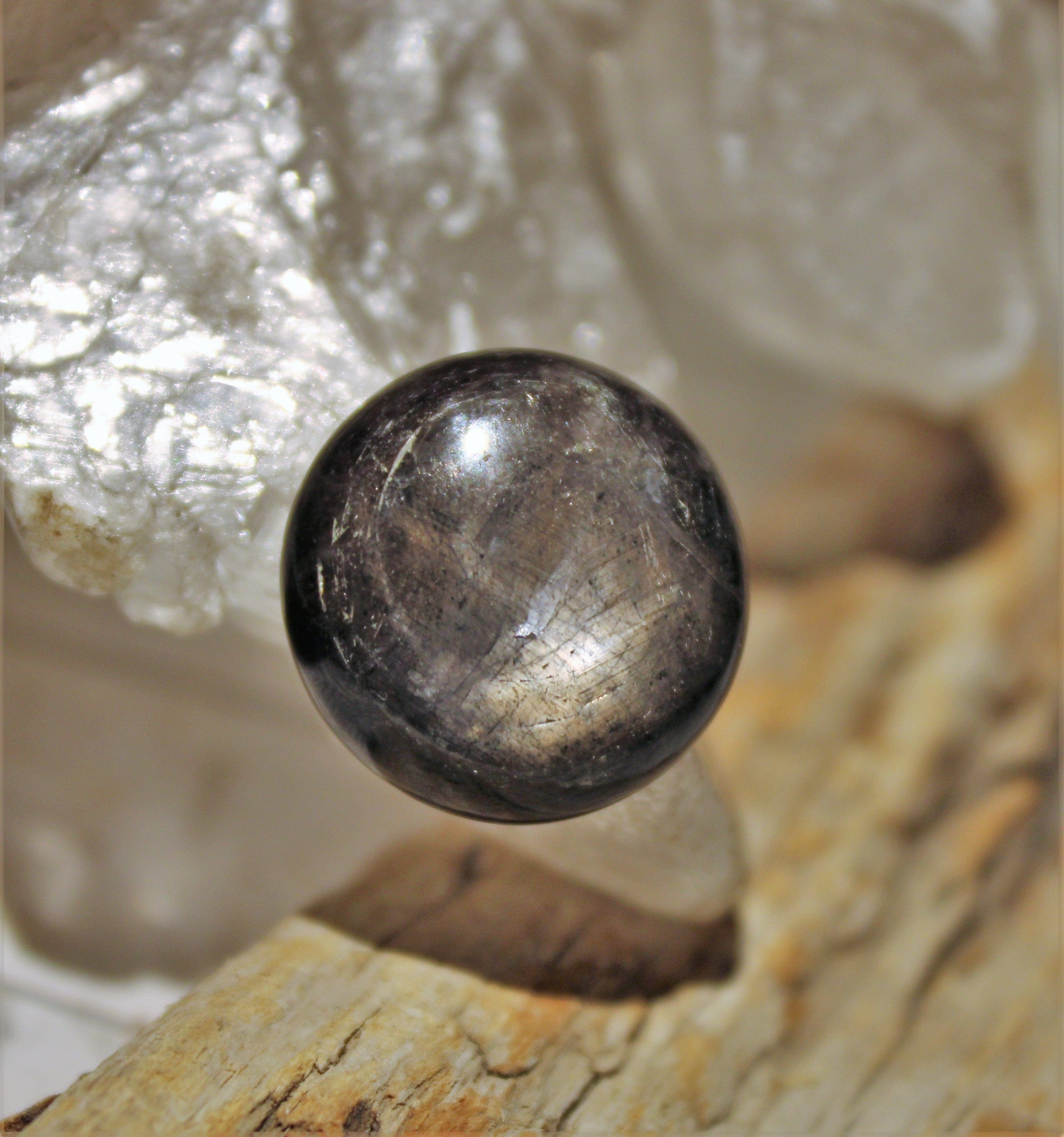 Natural Black Star Sapphire Cabochon - 10x8mm Oval Cut Gemstone for Jewelry Making, Engagement Rings & Healing Crystals | Handcrafted Premium Quality