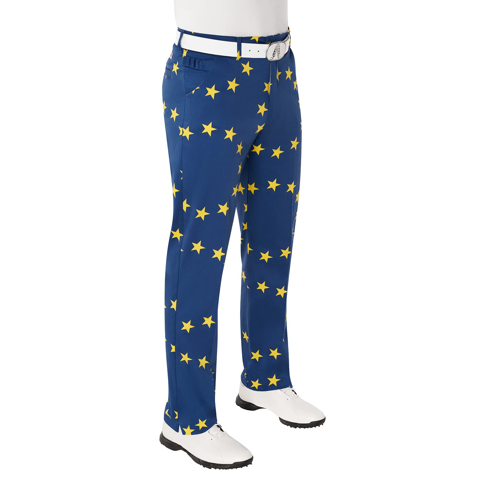 Royal & Awesome Men's Crazy Golf Pants - Funny Plaid Slacks with Colorful Patterns | Perfect for Golf Tournaments, Casual Wear & Costume Parties