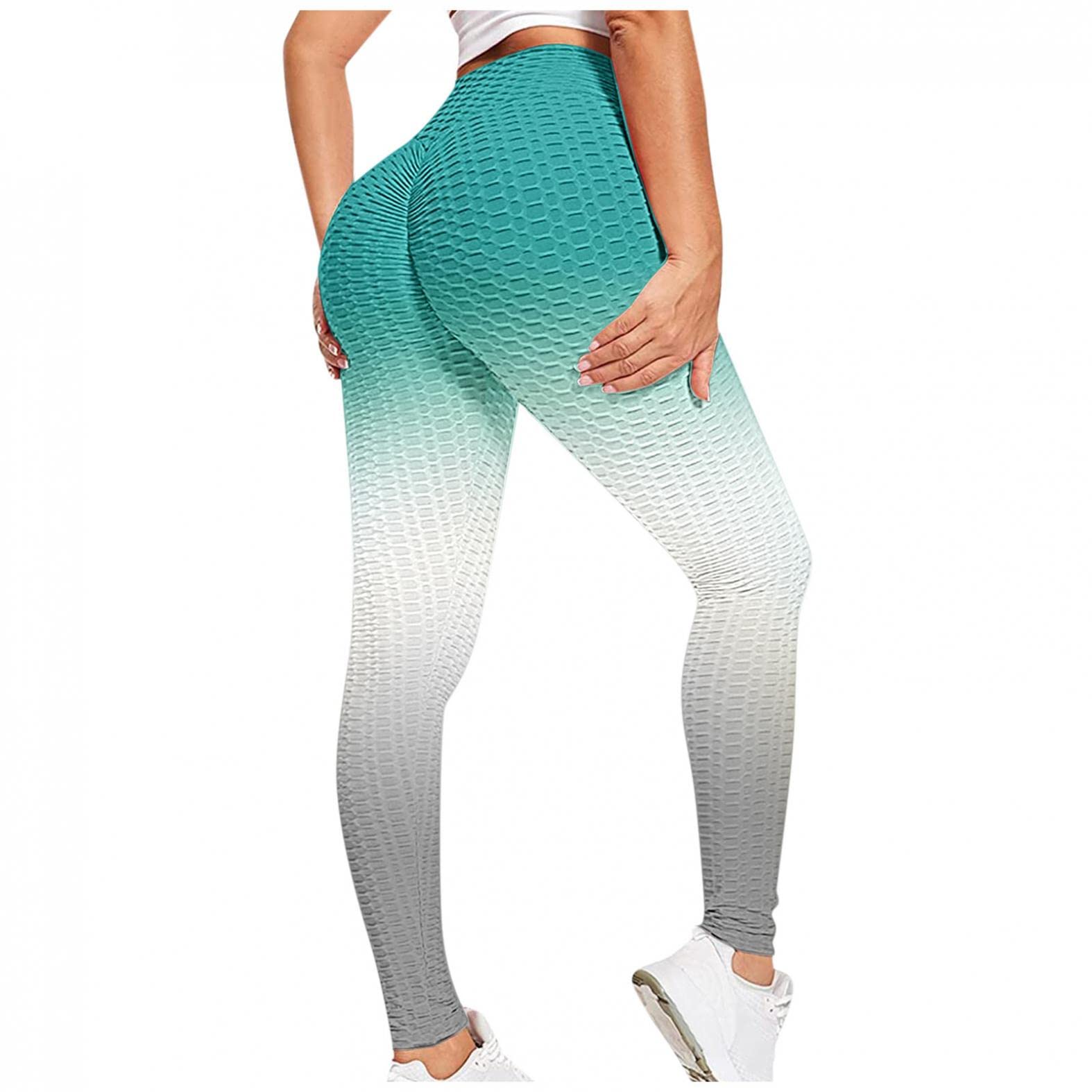 Women's High Waist Tummy Control Leggings - Yoga Workout & Booty Lifting Pants for Fitness