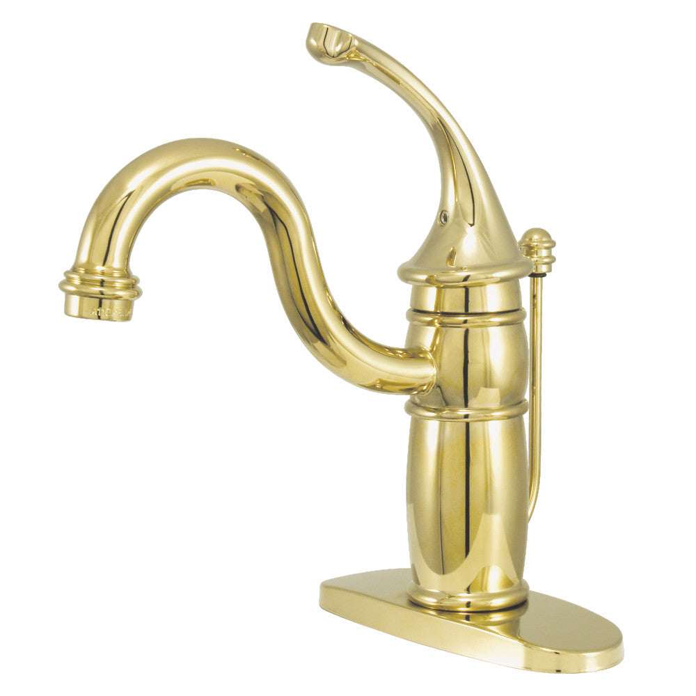 Kingston Brass KB1408GL Georgian Single Handle Bathroom Faucet with Pop Up Drain