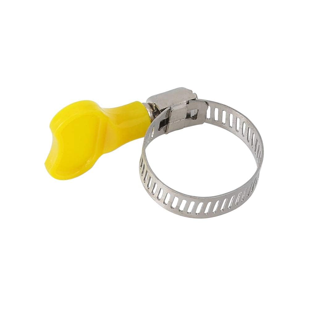 Butterfly Hose Clamp 1 Inch (15-Piece Set) - Ideal for Plumbing, Automotive, and DIY Projects