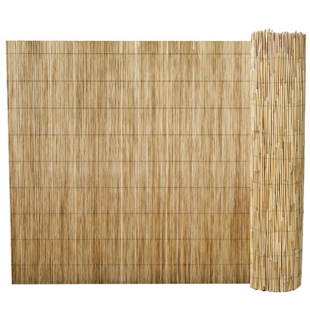 CHARMMA Garden Reed Fence 16.4ft x 3.3ft Natural Bamboo Privacy Screen - Perfect for Backyard, Patio, Balcony & Outdoor Decor