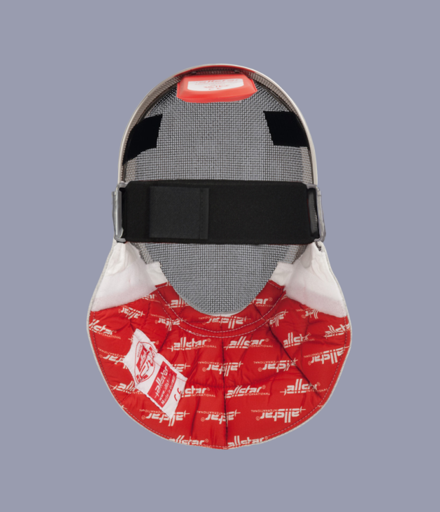 Allstar FIE Sabre Mask with Removable Padding - Fencing Equipment for Competitive Training & Tournaments