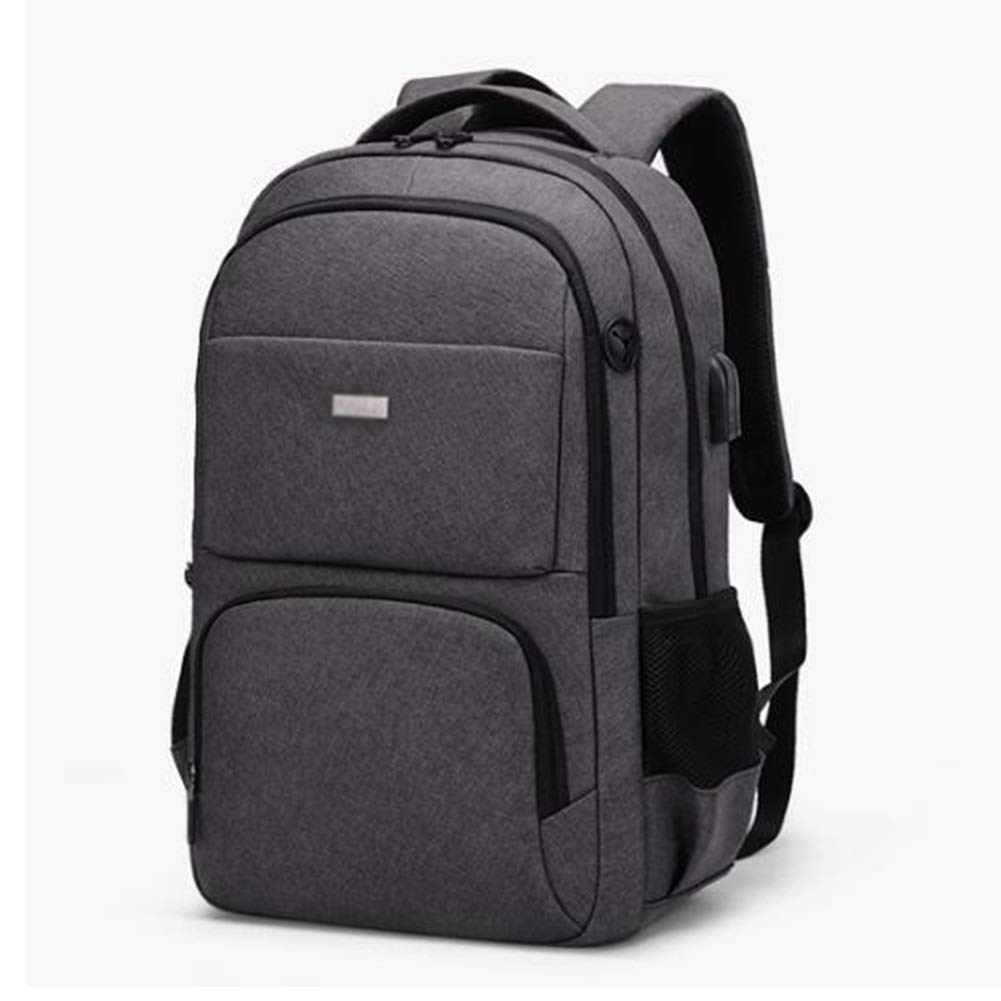 JINJINTAO Men's Business Backpack with USB Charging Port - Large Capacity Laptop Backpack for Work, Travel & College Students - Durable Anti-Theft Computer Bag for Daily Commute & Office Use