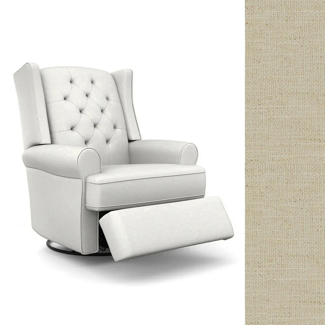 Best Finley Swivel Glider Recliner Chair - Comfortable Modern Living Room Seating for Relaxing, Nursing & Reading