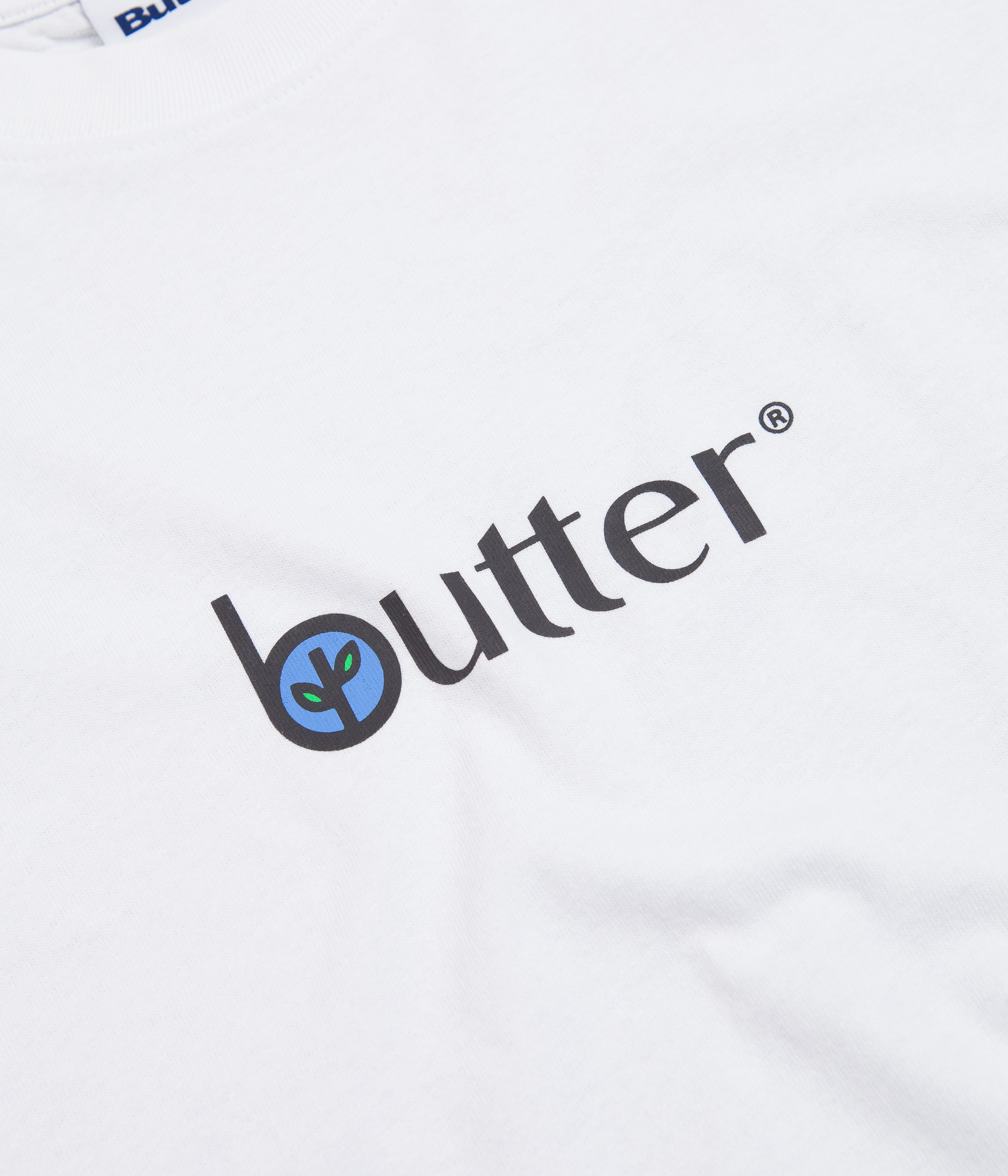 Butter Goods Leaf Classic Logo T-Shirt for Men & Women - 100% Cotton White Tee - Casual Streetwear for Everyday Wear & Outfits