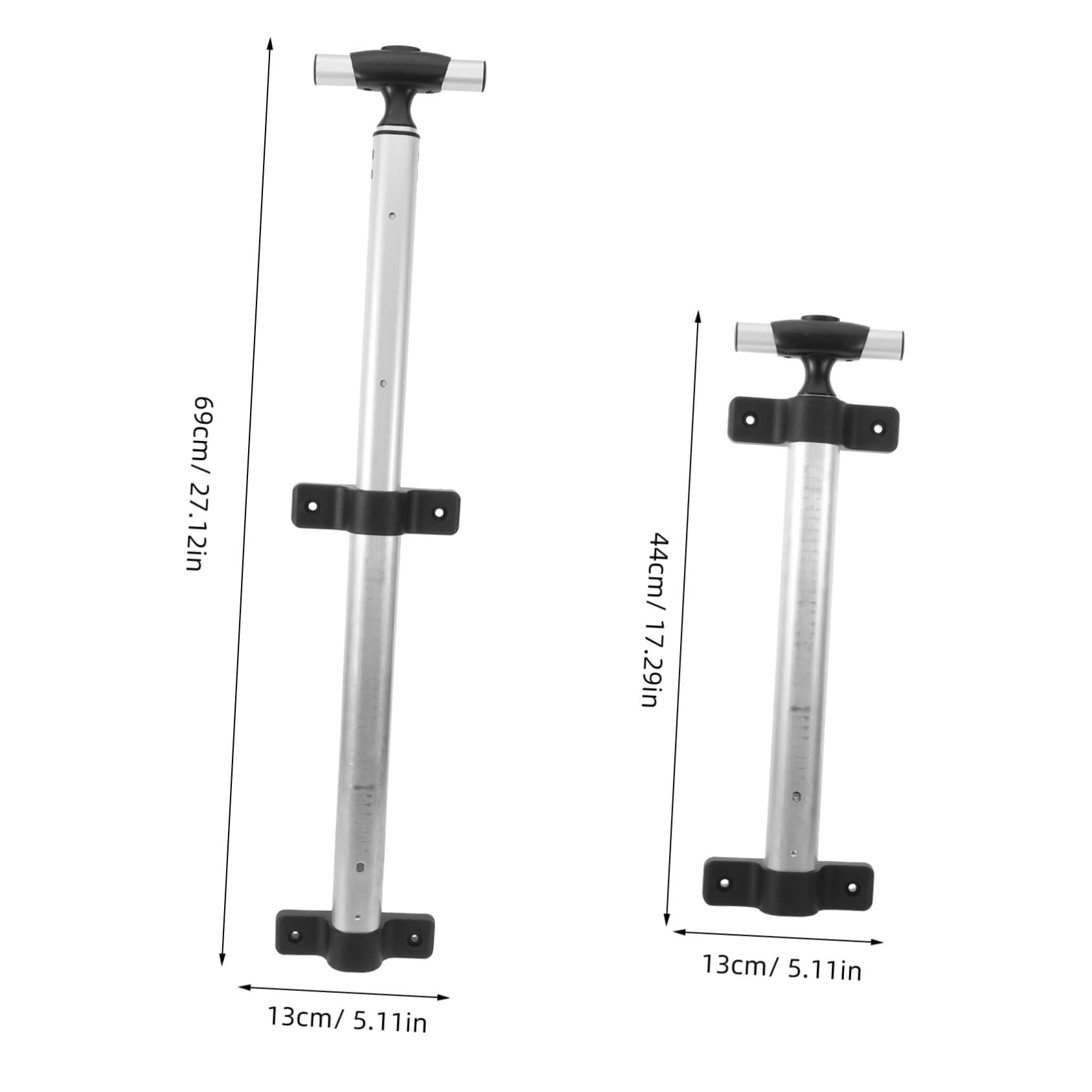 Toddmomy 4-Piece Aluminum Suitcase Handle Replacement Set - Durable Trolley Luggage Pull Handle Accessories for Travel, Business Trips & Vacations