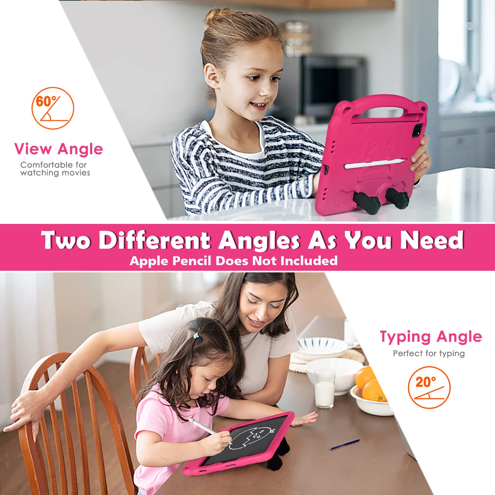Shockproof Kids iPad Air 4/5 & iPad Pro 11 Case (2020-2022) - Durable 10.9